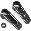 Revolution Design B6 Aluminum Steering Bellcrank Set (Black)
