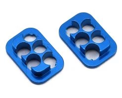 Revolution Design B6/B74 Rear Hub Link Aluminum Inserts (Blue) (2)