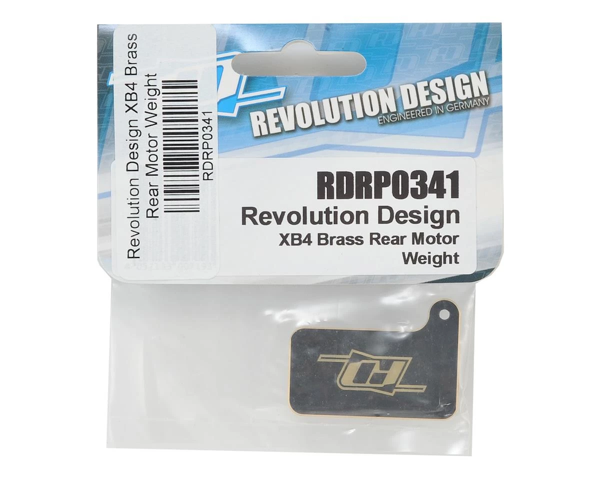 Revolution Design XB4 Brass Rear Motor Weight 2 Revolution Design XB4 Brass Rear Motor Weight - Image 2