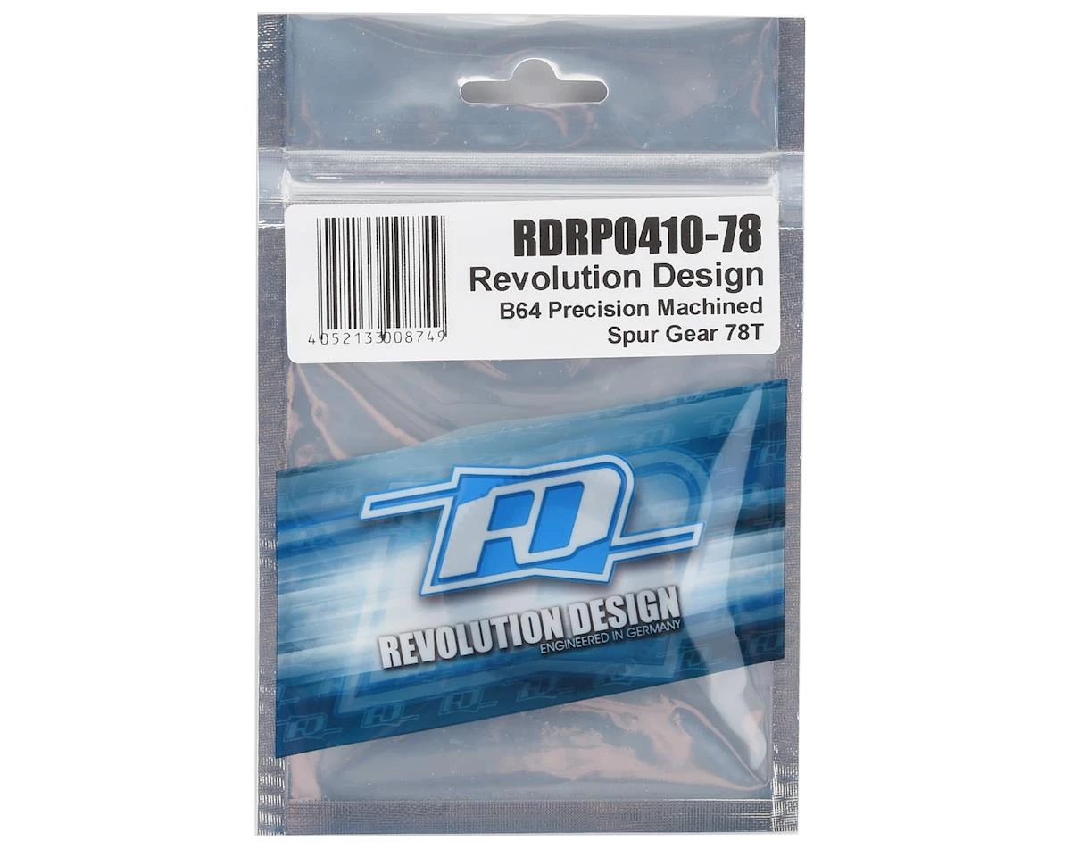 Revolution Design B64 Precision Machined Spur Gear (78T) 2 Revolution Design B64 Precision Machined Spur Gear (78T) - Image 2