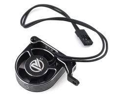 Revolution Design B74 Aluminum Fan Mount w/Ruddog 30mm HV Fan (Black)