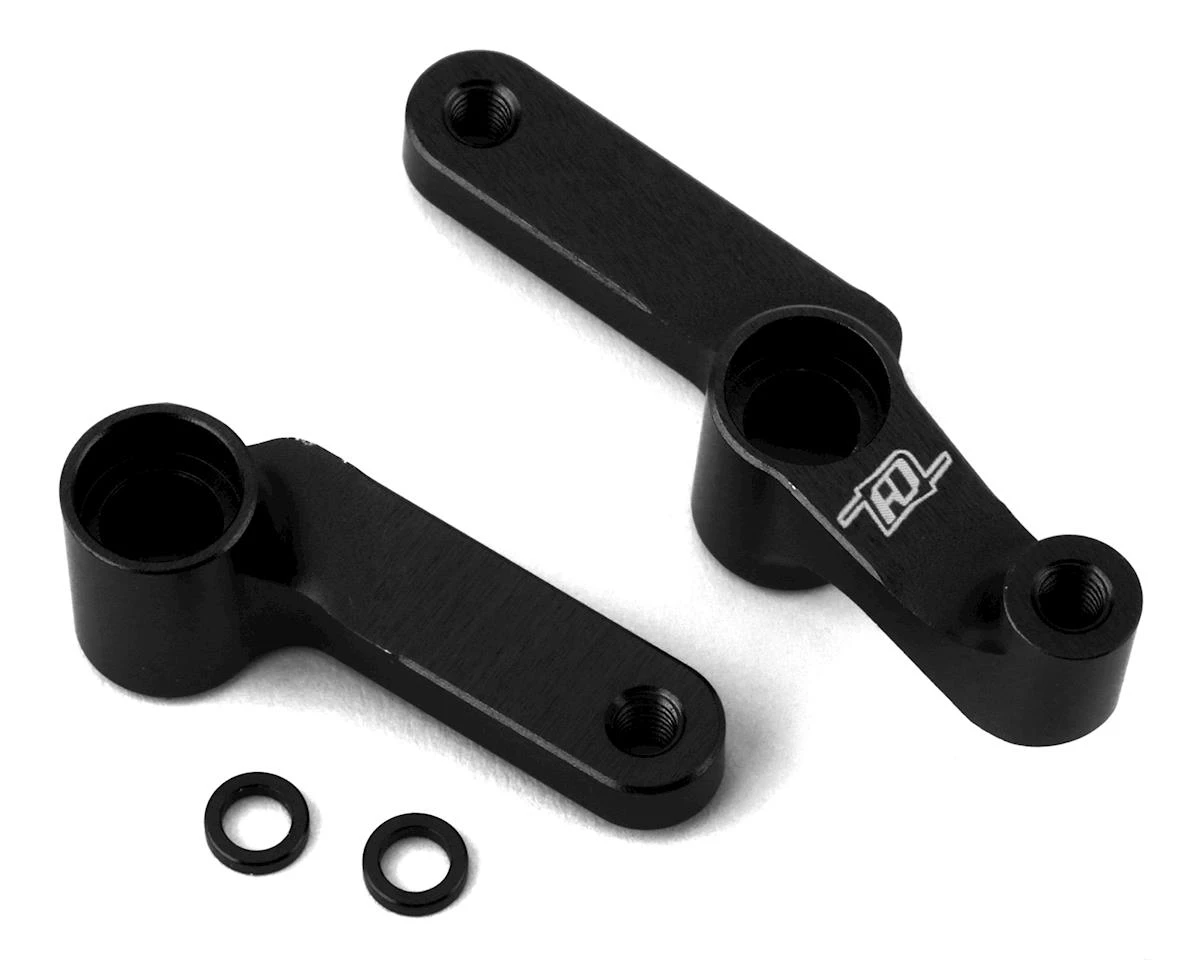 Revolution Design DR10/ProSC10 Aluminium Bellcrank Set (Black) 1 Revolution Design DR10/ProSC10 Aluminium Bellcrank Set (Black)