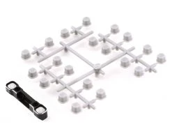 Revolution Design DR10/ProSC10 Aluminum Suspension Mount w/Inserts (Black)