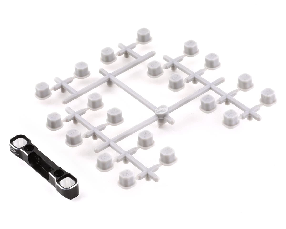 Revolution Design DR10/ProSC10 Aluminum Suspension Mount w/Inserts (Black) 1 Revolution Design DR10/ProSC10 Aluminum Suspension Mount w/Inserts (Black)